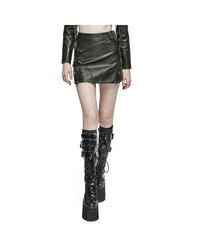 Gothic Miniskirt with Lacing