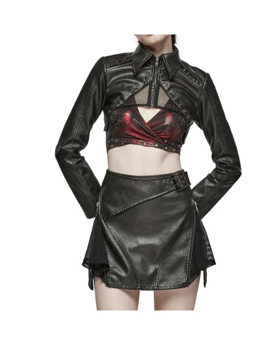 Gothic Miniskirt with Lacing
