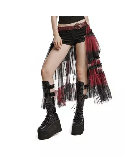 Cinturón con Falda Roja y Negra marca Punk Rave a 59,90 €