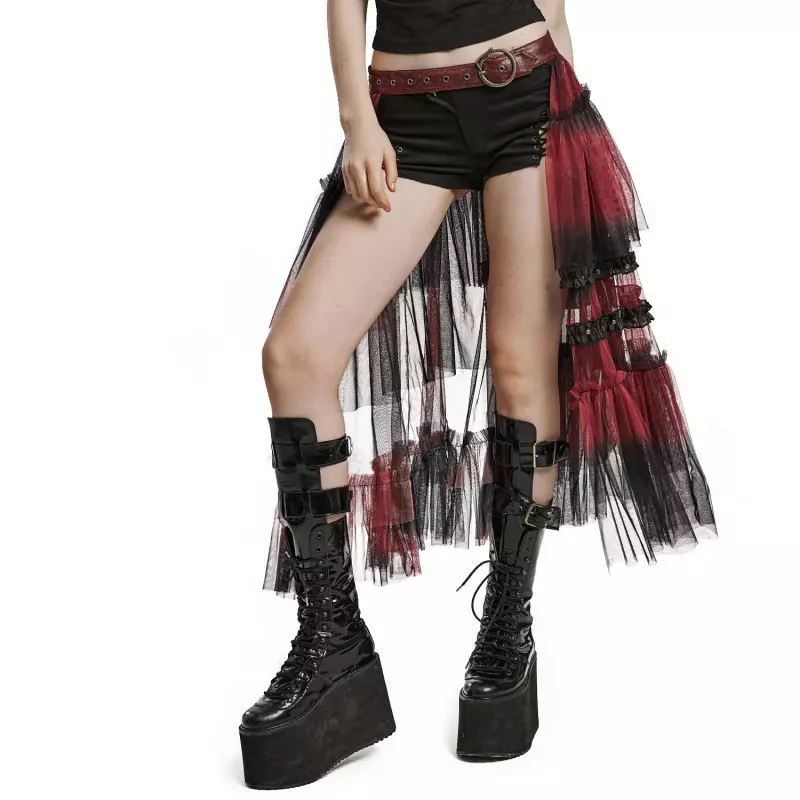 Cinturón con Falda Roja y Negra marca Punk Rave a 59,90 €