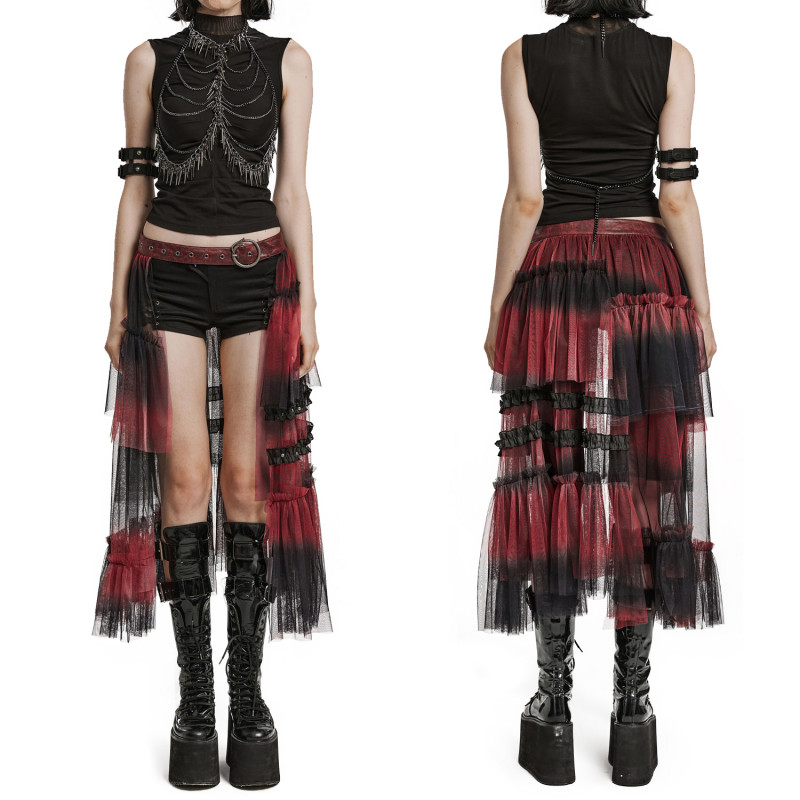Belt with Black and Red Skirt