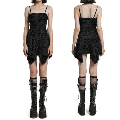 Vestido Curto Assimétrico