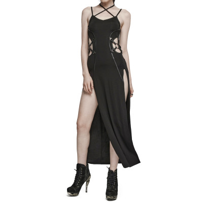 Vestido Gótico Largo Negro