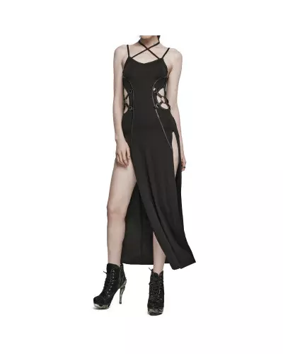 Vestido Longo Aberto da Marca Punk Rave por 51,00 €