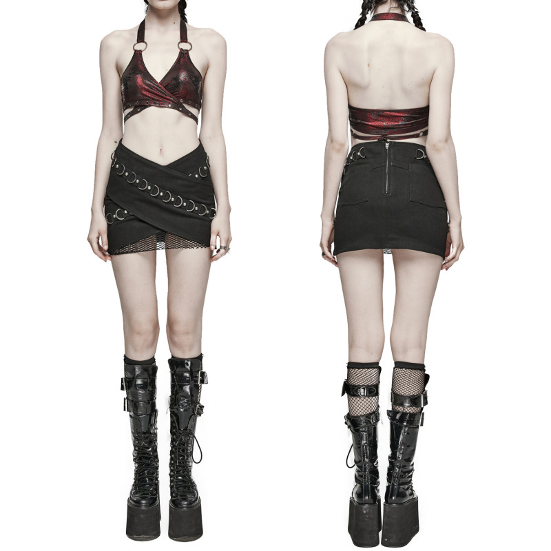 Miniskirt with Mesh
