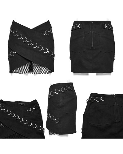Gothic Miniskirt with Lacing