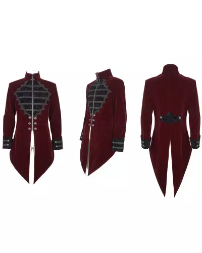 Veste Rouge Élégante pour Homme de la Marque Devil Fashion à 137,50 €