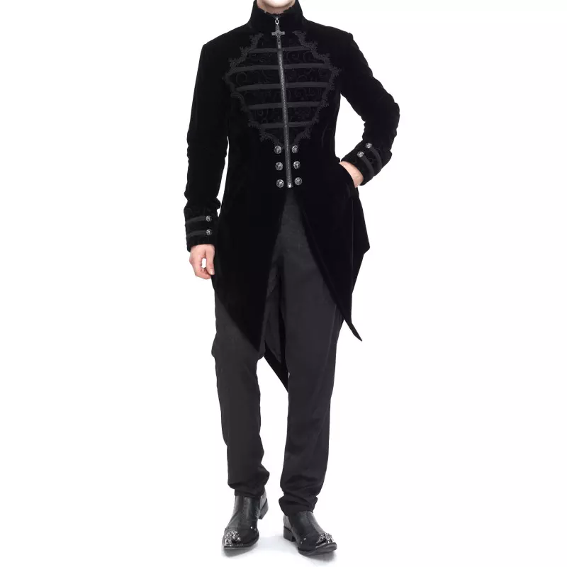 Schwarze Elegante Jacke für Männer der Devil Fashion-Marke für 137,50 €