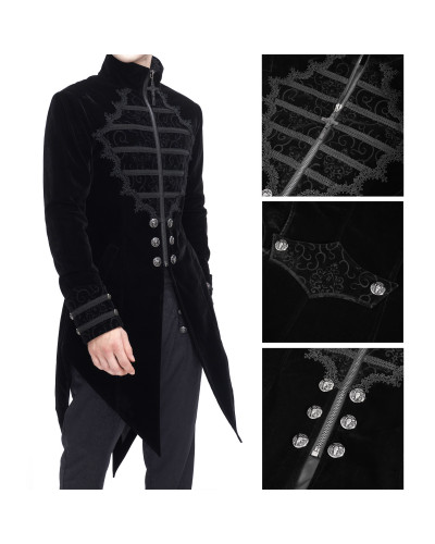 Chaqueta Gótica Roja Elegante para Hombre