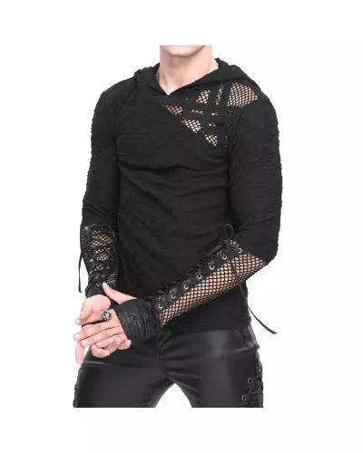Camiseta Asimétrica con Capucha para Hombre marca Devil Fashion a 67,50 €