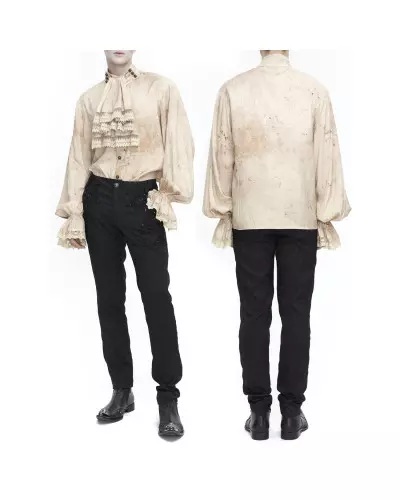 Beiges Hemd für Männer der Devil Fashion-Marke für 105,00 €