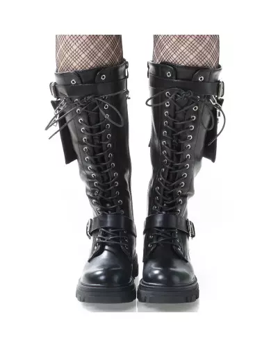 Boots with Pocket and Studs from Style Brand at €29.90