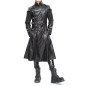 Chaqueta Negra con Hebillas para Hombre Chaqueta Negra con Hebillas para Hombre