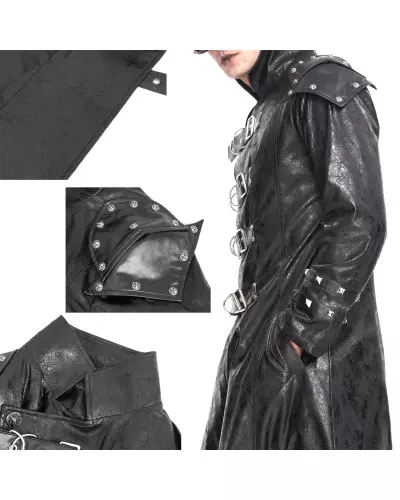 Chaqueta Negra con Hebillas para Hombre marca Devil Fashion a 225,00 €