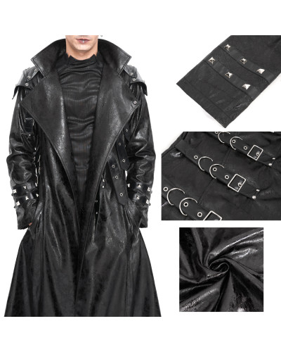 Black Gothic Jacket for Men