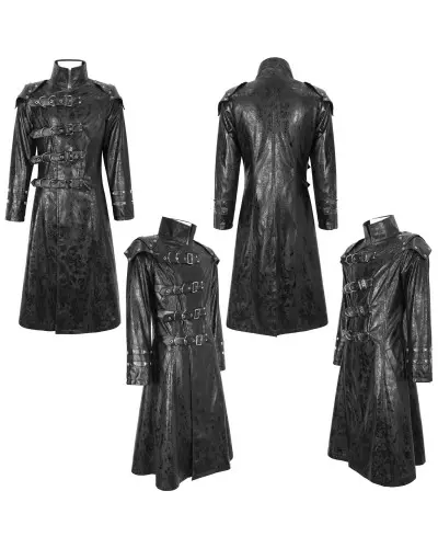 Schwarze Jacke mit Schnallen für Männer der Devil Fashion-Marke für 225,00 €