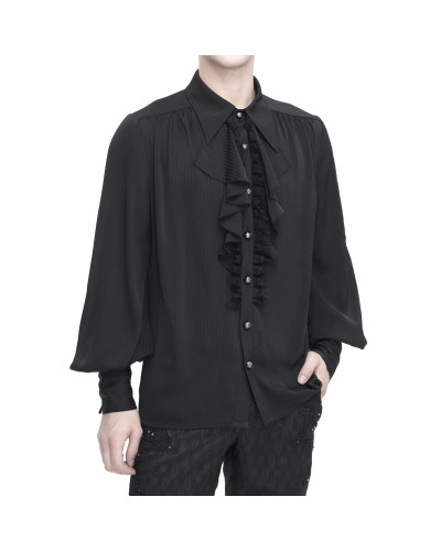 Camisa Gótica Negra para Hombre