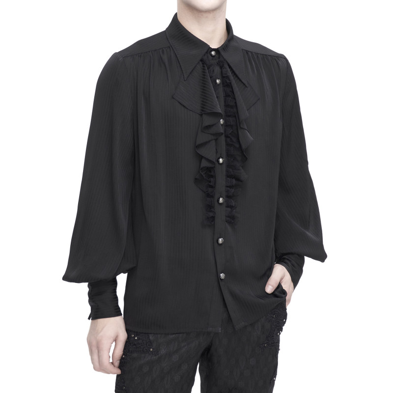 Camisa Gótica Negra para Hombre