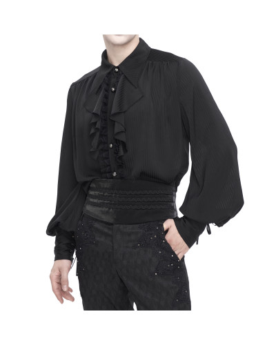 Camisa Gótica Negra para Hombre