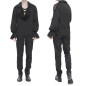 Blusa Negra con Cruzados para Hombre Blusa Negra con Cruzados para Hombre