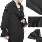 Blusa Negra con Cruzados para Hombre Blusa Negra con Cruzados para Hombre