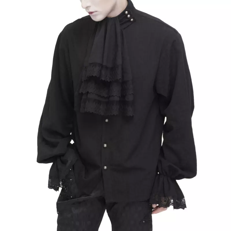 Shirt with Jabot for Men from Devil Fashion Brand at €85.00