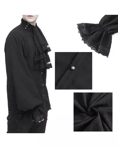 Shirt with Jabot for Men from Devil Fashion Brand at €85.00