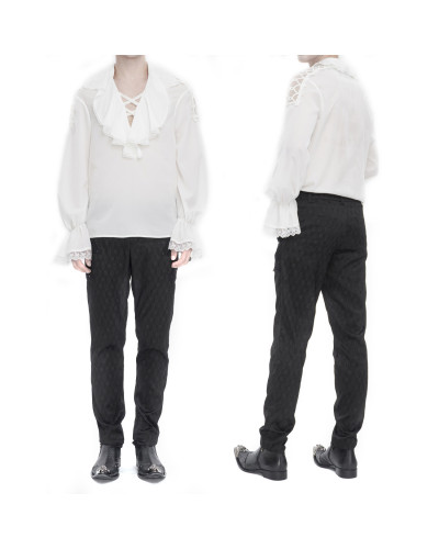 Camisa Gótica Negra para Hombre