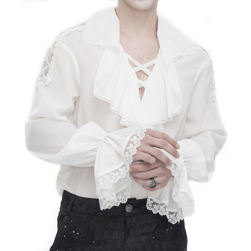 Black Gothic Shirt for Men