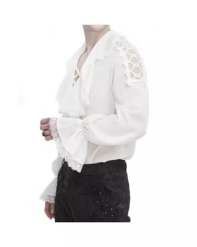 Blusa Blanca con Cruzados para Hombre marca Devil Fashion a 67,50 €