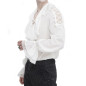 Blouse Blanche avec Croisés pour Homme Blouse Blanche avec Croisés pour Homme