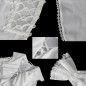 Weiße Bluse mit Schnürungen für Männer Weiße Bluse mit Schnürungen für Männer