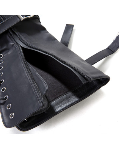 Hohe Gothic Stiefel mit Tasche
