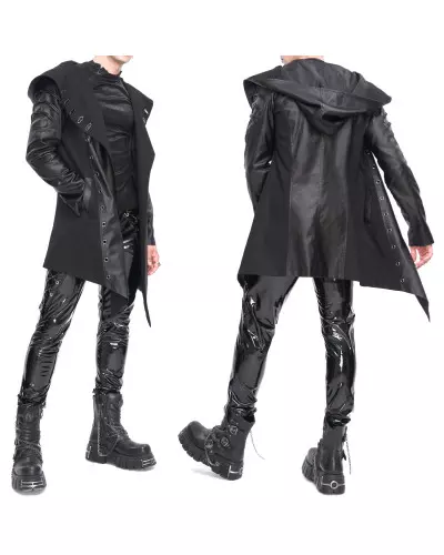 Open Jacket with Hood for Men from Devil Fashion Brand at €109.00