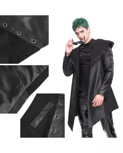 Veste Ouverte avec Capuche pour Homme de la Marque Devil Fashion à 109,00 €