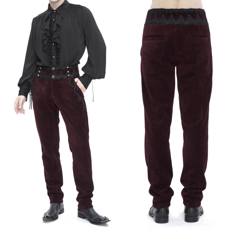 Red Elegant Pants for Men