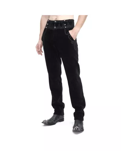 Black Elegant Pants for Men from Devil Fashion Brand at €89.00