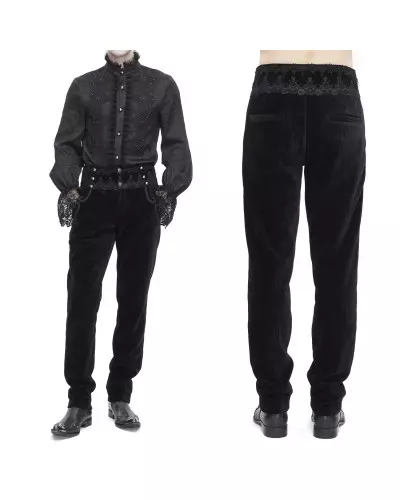 Schwarze Elegante Hose für Männer der Devil Fashion-Marke für 89,00 €