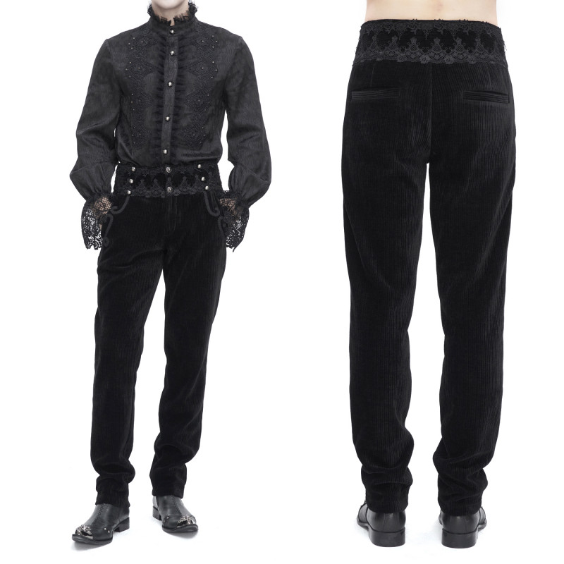 Pantalón Negro Elegante para Hombre