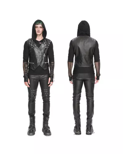 Asymmetrische Weste für Männer der Devil Fashion-Marke für 89,90 €