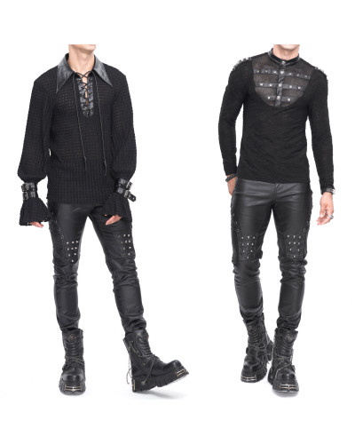 Pantalón Gótico con Tachuelas para Hombre