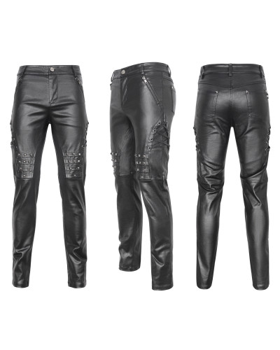 Pantalón Gótico con Tachuelas para Hombre