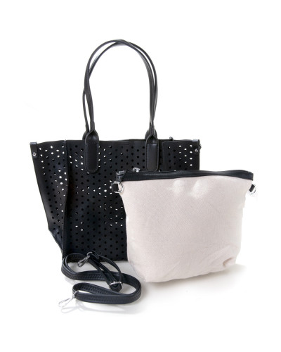 Bolso Gótico Doble con Tachuelas