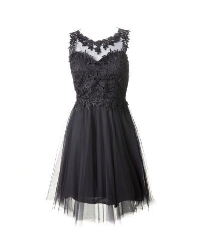 Vestido Gótico con Guipur