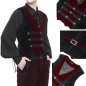 Gilet Noir et Rouge pour Homme Gilet Noir et Rouge pour Homme