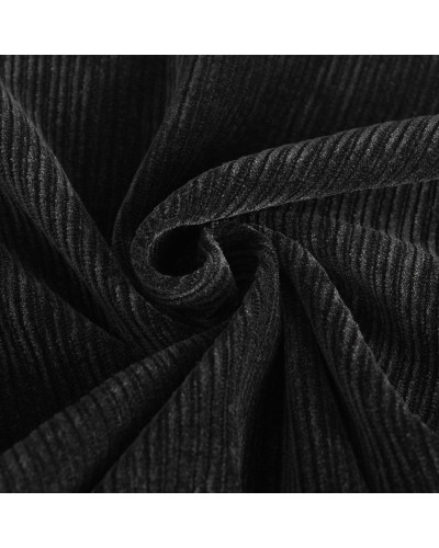 Chaleco Gótico Negro con Brocado para Hombre