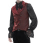 Gilet Rouge Asymétrique pour Homme Gilet Rouge Asymétrique pour Homme