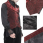 Gilet Rouge Asymétrique pour Homme Gilet Rouge Asymétrique pour Homme