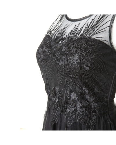 Vestido Gótico con Guipur