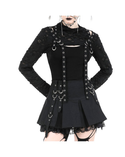 Gothic Bolero mit Kapuze